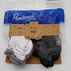 Toddler Non-Skid Grip Socks 6 Pairs